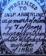 Abberline inscription