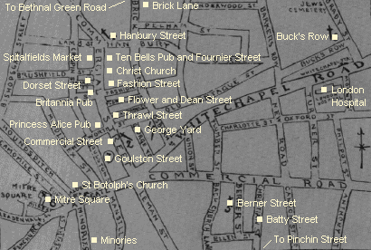 Map Of Whitechapel