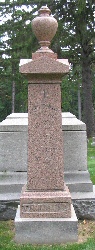 Front of Marker for Tumuelty Family
