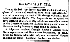 Stephenson---ship mishap