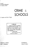 Crime in the Schools